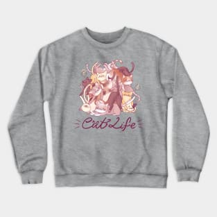 A wonderful Cat Life Crewneck Sweatshirt